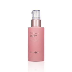 50ml High-end glass bottle with rose gold aluminum pump