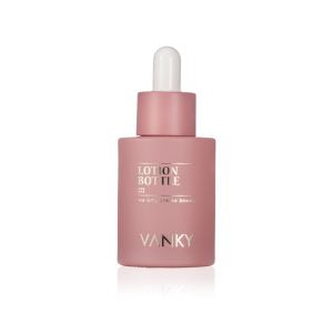 30ml pink design cosmetic bottle packaging with a spray pump