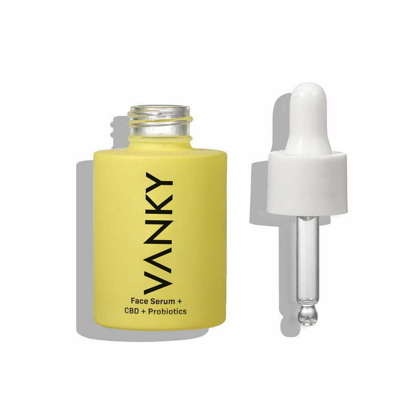 30ml Yellow design cosmetic bottle packaging with dropper