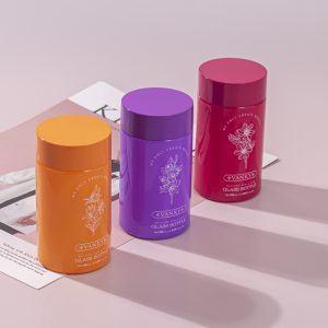 Customized 150ml wide mouth glass jar packaging