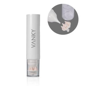 Customized long nozzle tube packaging with scalp/hair brush