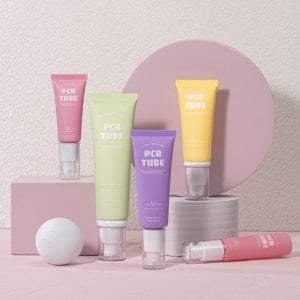 Customized PCR soft tube packaging with airless pump