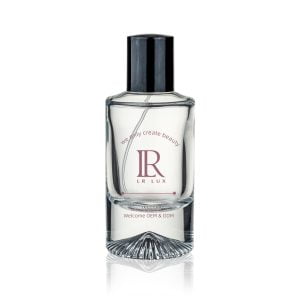 50ml Round Shape Glass Perfume With Black Cap