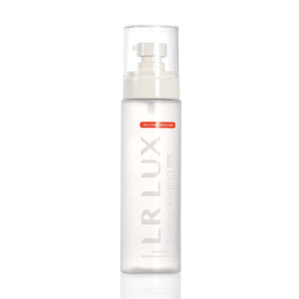 Customized cylindrical PET Plastic Bottle Packaging with pumps