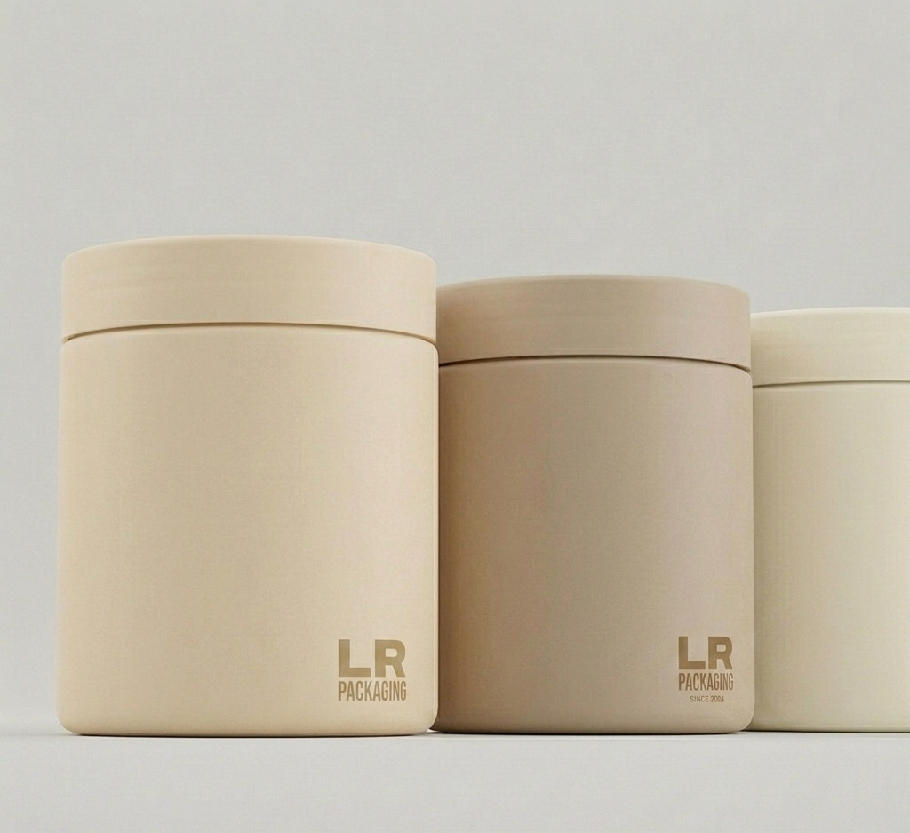 250ml HDPE Sports Supplement Jar with Custom Label Area